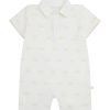 Wholesale Marie Chantal Barboteuse Polo A Imprime Aile D'Ange - Bebe Blanc Et Or