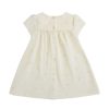 Clearance Marie Chantal Robe En Velours Aile D'Ange - Bebe Creme