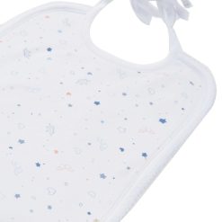 Clearance Marie Chantal Ensemble Bonnet, Bavoir Et Mitaines Imprime Etoile Et Couronne - Bleu