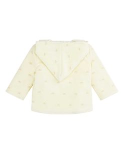 New Marie Chantal Veste De Landau En Velours Angel Wing - Creme