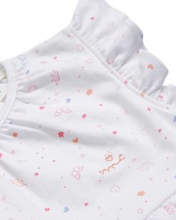 Online Marie Chantal Chemise De Nuit Star & Crown - Enfant Blanc/Rose