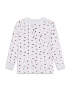 Best Marie Chantal Ensemble Pyjama & Masque De Sommeil Love Heart - Enfant Blanc