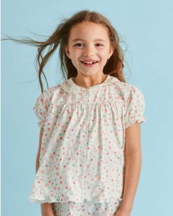 Hot Marie Chantal Pyjama Bloom Wind Ditsy - Enfant Rose