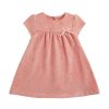 Best Marie Chantal Robe En Velours Aile D'Ange - Bebe Rose Poudre