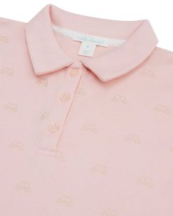 Best Marie Chantal Robe Polo Imprime Aile D'Ange - Enfant Rose & Or