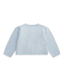 New Marie Chantal Cardigan Sparkle En Cachemire - Bleu Pale Bebe