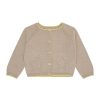 Best Marie Chantal Cardigan En Pointelle Star & Crown - Biscuit