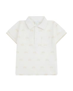 New Marie Chantal Polo Imprime Ailes D'Ange - Bebe Blanc Et Or