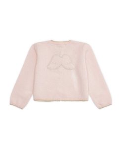 Hot Marie Chantal Cardigan En Cachemire A Ailes D'Ange Cassiel - Rose