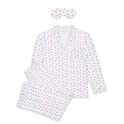 Clearance Marie Chantal Ensemble Pyjama Et Masque De Sommeil Love Heart - Adulte Blanc