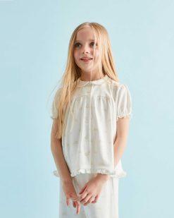 Online Marie Chantal Pyjama Imprime Ailes D'Ange - Enfant Creme