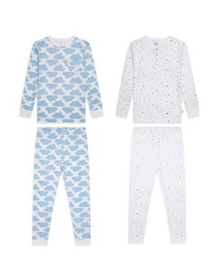 New Marie Chantal Pyjama Etoile & Couronne Et Nuage - Bleu