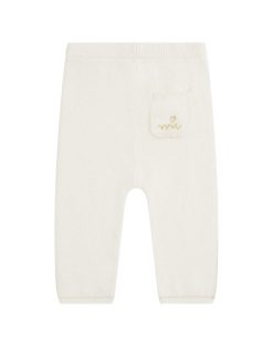 New Marie Chantal Legging En Cachemire Briony - Ivoire Bebe