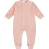 Hot Marie Chantal Dors-Bien Aile D'Ange Brode En Velours - Rose Poudre